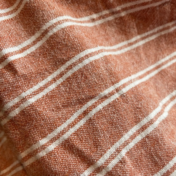 ❌SOLD!❌ Like New! Abercrombie & Fitch Striped Linen Paperbag Belted High Waisted - Picture 9 of 13